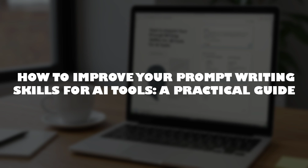 🖋️ How to Improve Your Prompt Writing Skills for AI Tools: A Practical Guide